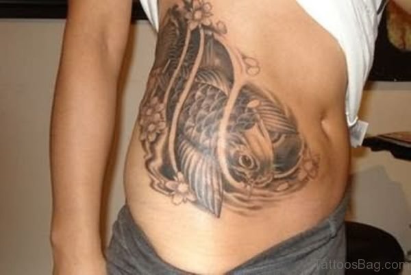 Grey Fish Tattoo 