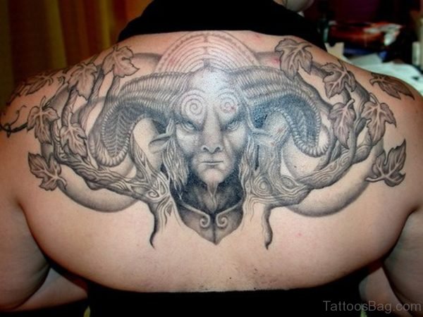 Grey Monster Tattoo