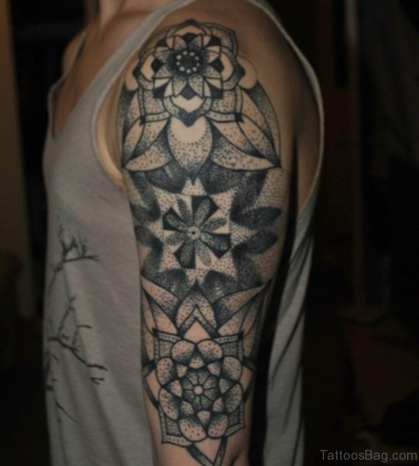  Mandala Lotus Tattoo 