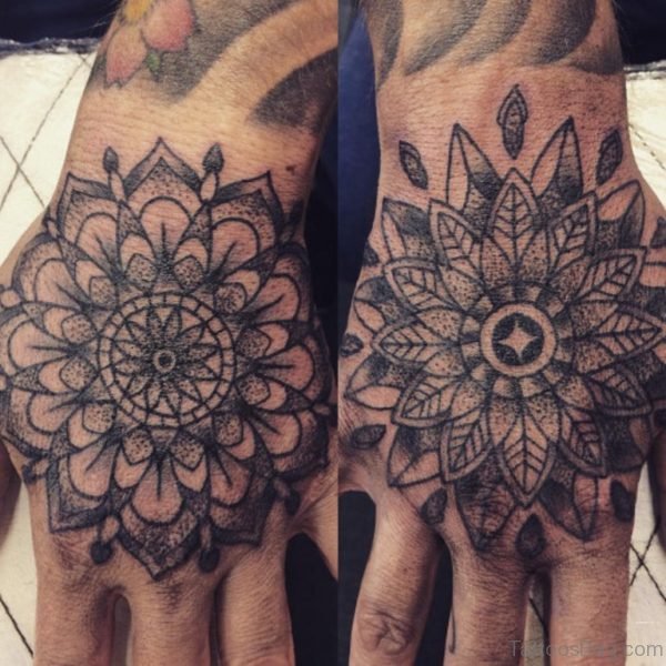 Hand Mandala Tattoo