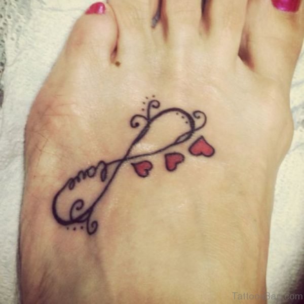 Heart And Infinity Tattoo