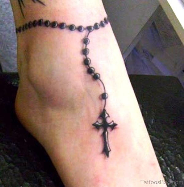 Impressive Rosary Tattoo