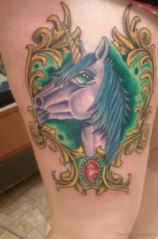 Impressive Unicorn Tattoo