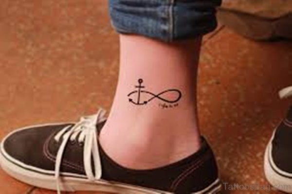 Infinity Tattoo On Ankle