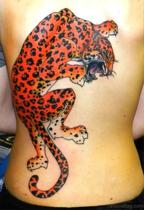Jaguar Back Tattoo