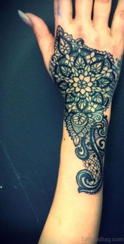 Lace Mandala Tattoo