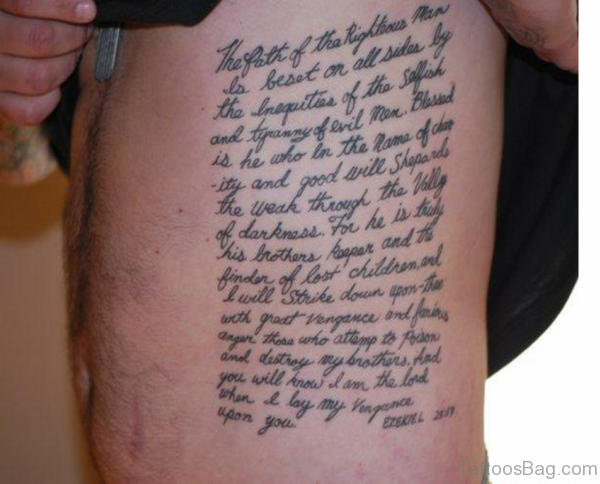 Lettering Tattoo 