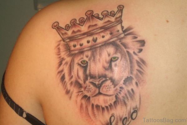 Lion Tattoo Design On Back 