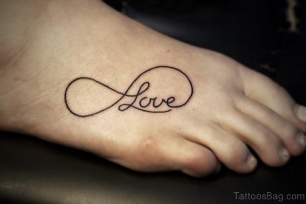 Love Infinity HEart Tattoo