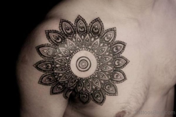 Lovely Shoulder Geometric Tattoo 
