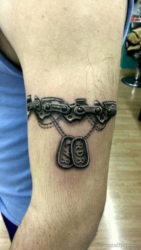 Magnificent Band Tattoo On Arm