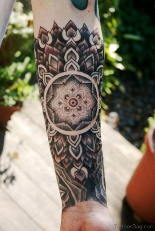 Mandala Arm Tattoo