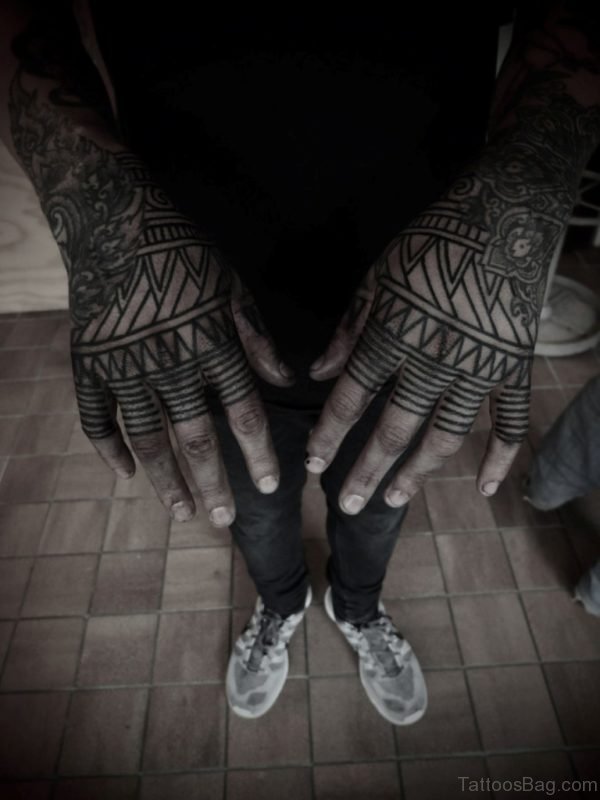Mandala Tattoo Design For Hand Image