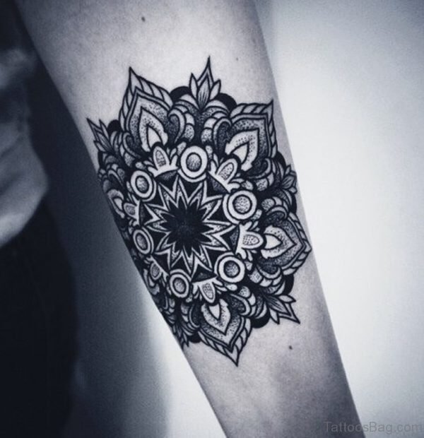 Mandala Tattoo Design On Arm 