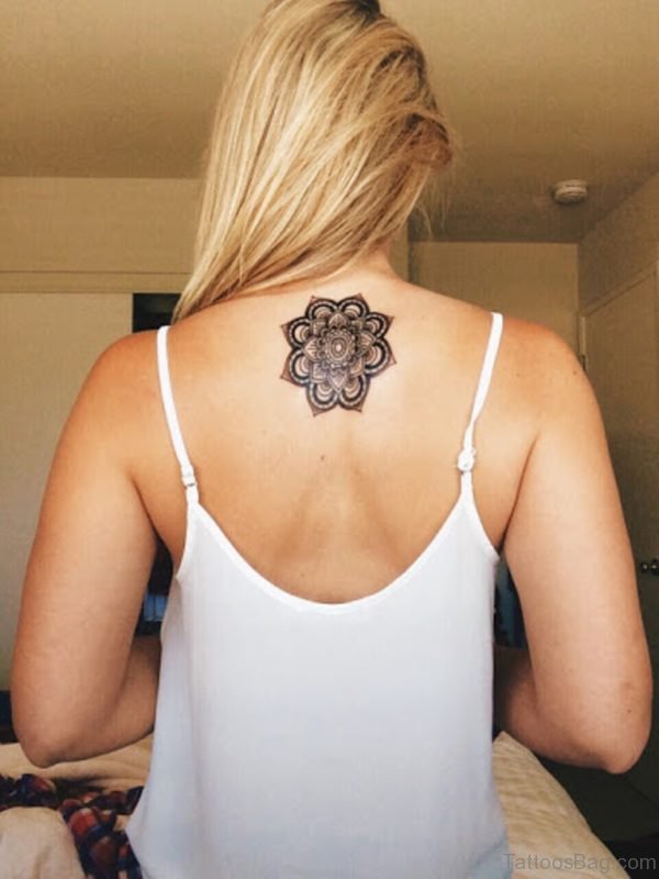 Mandala Tattoo Design On Back 