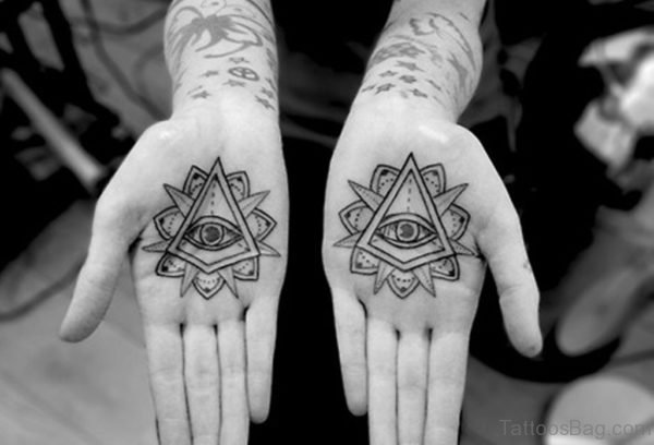 Mandala Tattoo On Palm
