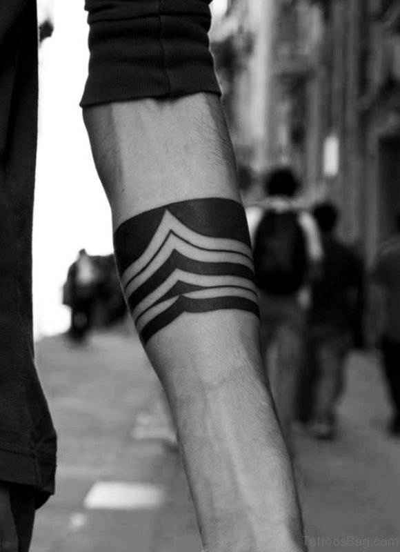 Marvelous Band Tattoo On Arm