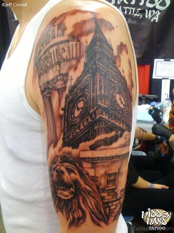 Marvelous Tattoo Design On Shoulder
