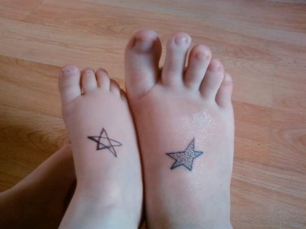 Matchinf Star Tattoo