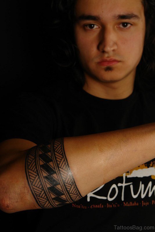 Mind Blowing Band Tattoo On Arm