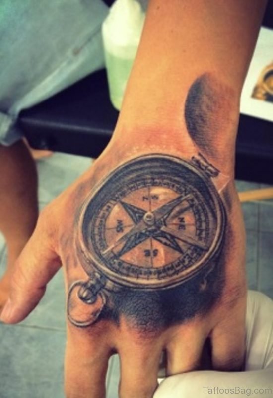 Mind Blowing Compass Tattoo