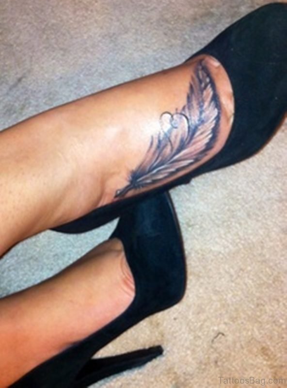 Mind Blowing Feather Tattoo Design