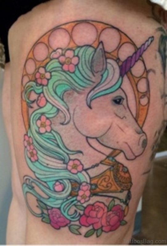 Mind Blowing Unicorn Tattoo