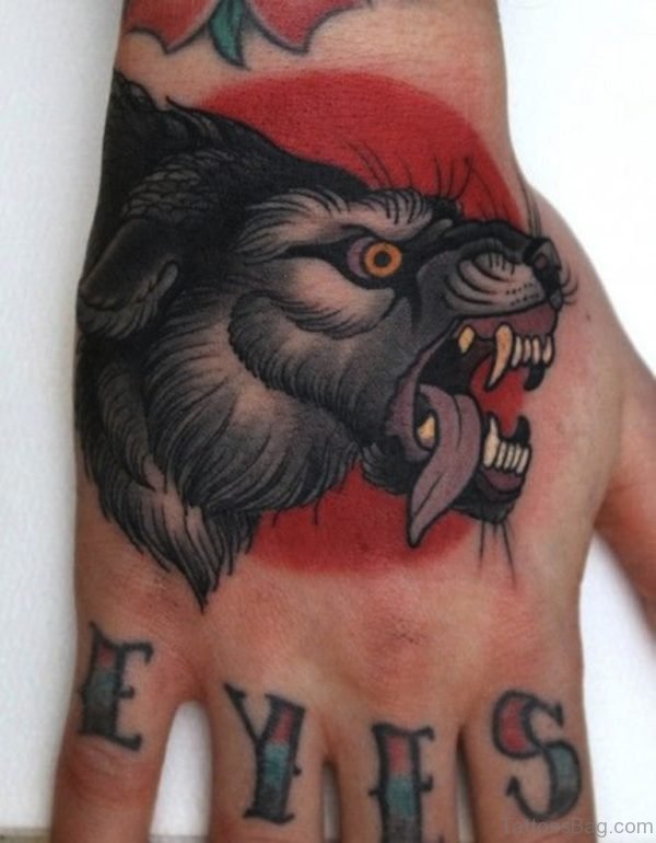 Mind Blowing Wolf Tattoo Design