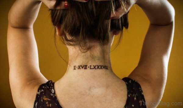 Mind Blowing Nape Tattoo