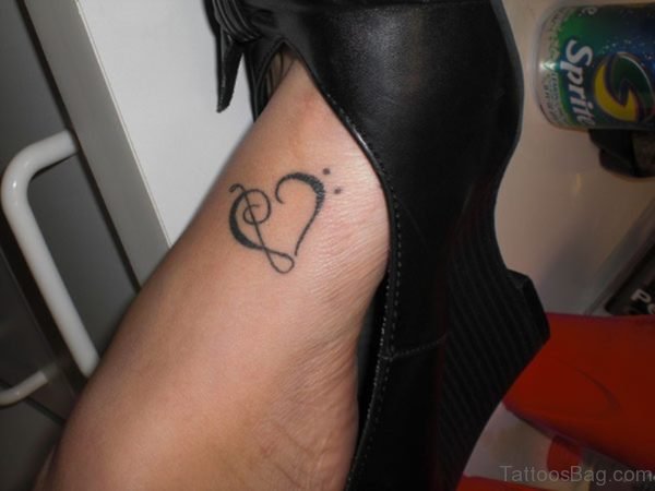 Music Heart Tattoo