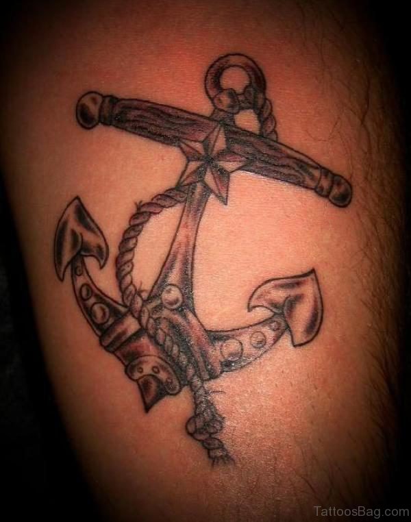 Nautical Anchor Tattoo Design