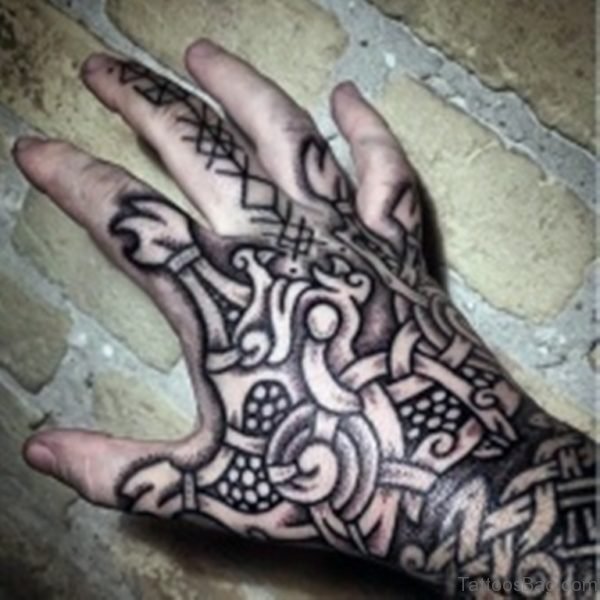 Nice Celtic Tattoo On Hand