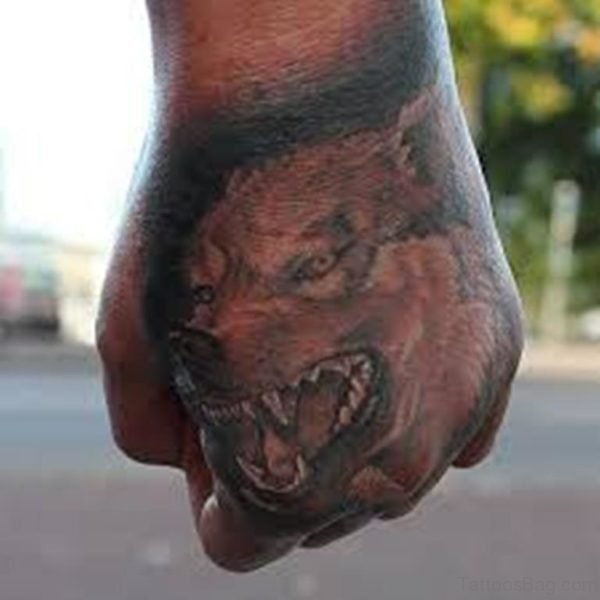 Nice Looking Wolf Tattoo