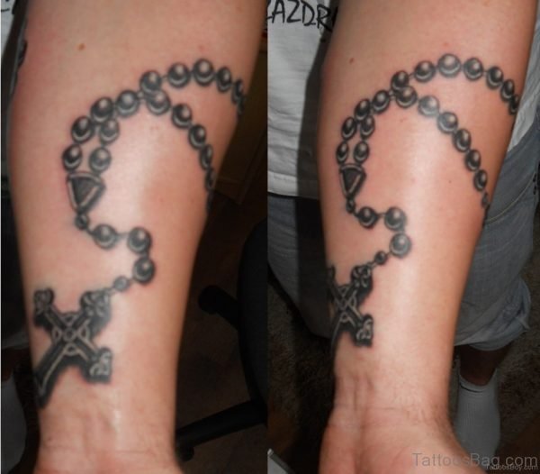 Nice Rosary Tattoo 