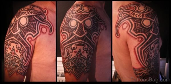 Nordic Shoulder Tattoo Design