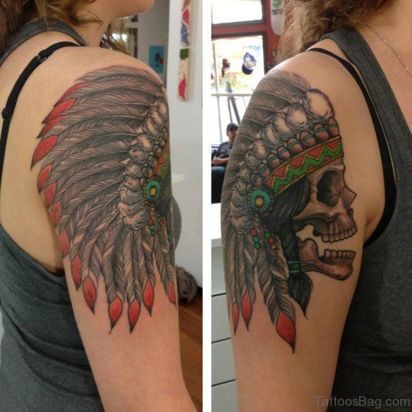 Nordic Skull Tattoo