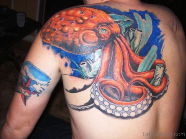 Octopus Tattoo On Shoulder 1
