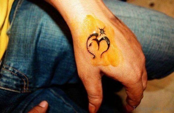 Om Tattoo Design On Hand