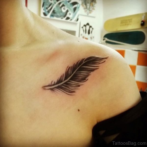 Perfect Feather Tattoo 