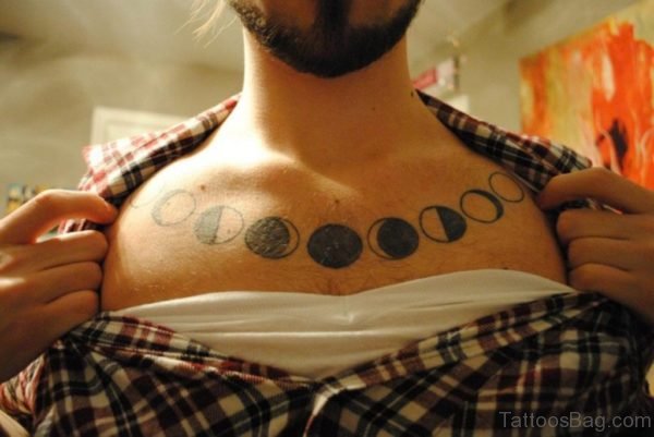 Moon Tattoos On Chest