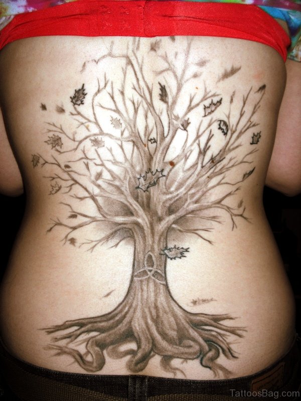 Pic Of Tree Tattoo On Back