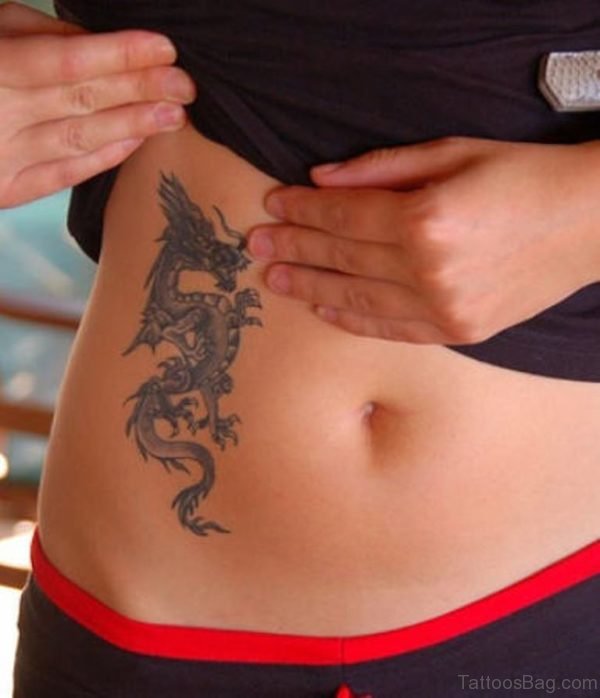 Pretty Dragon Tattoo