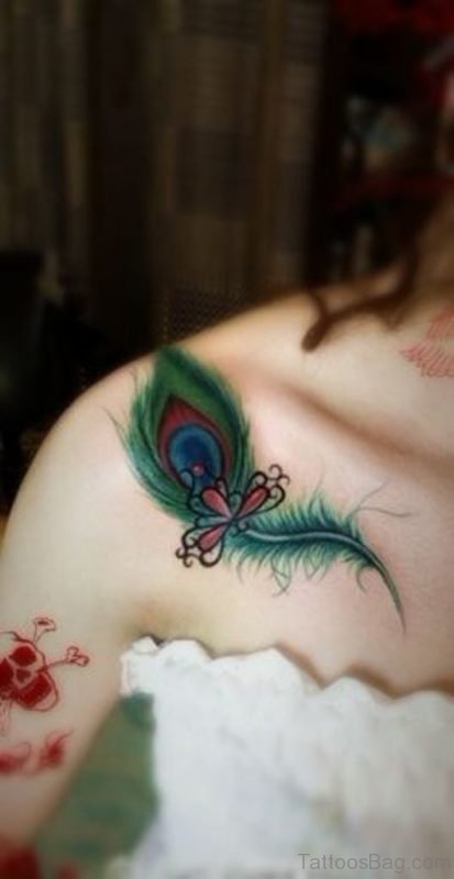 Pretty Feather Tattoo 