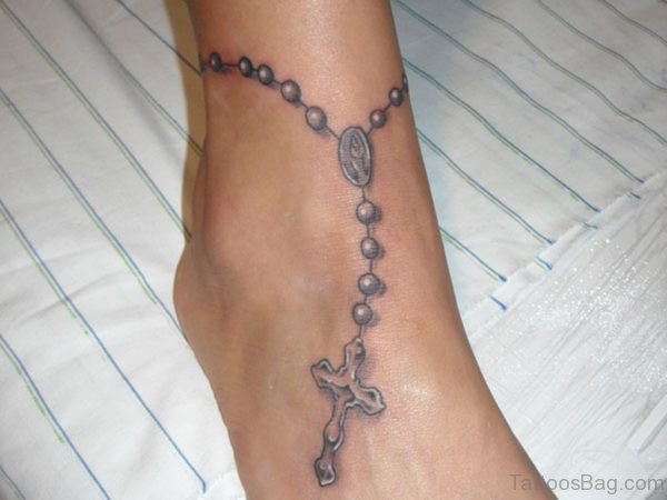 Pretty Rosary Tattoo 