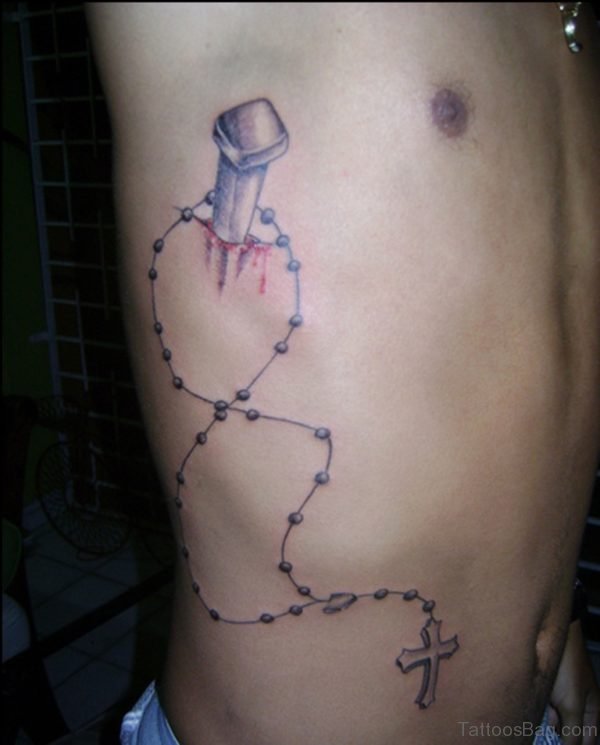 Pretty Rosary Tattoo 