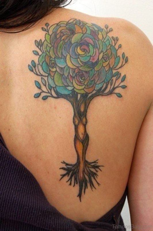 Pretty Tree Tattoo 
