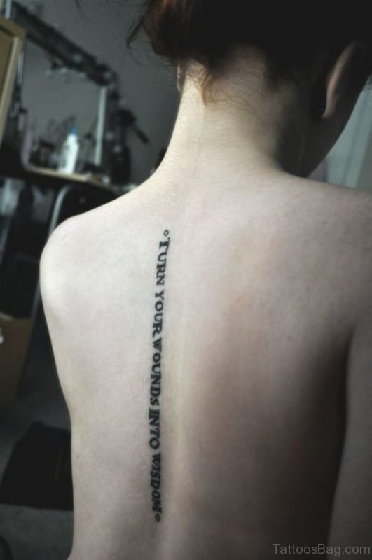 Quotes Tattoo On Back 