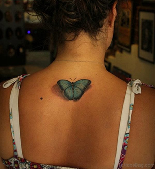 Realistic Butterfly Tattoo 1