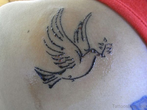 Shining Dove Tattoo