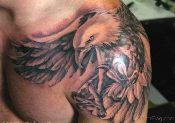 Shoulder Joint Eagle Tattoo